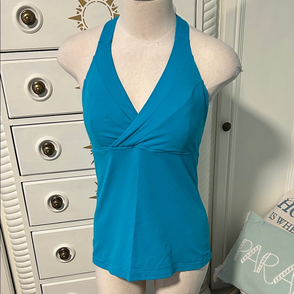 Lululemon Self Bra Blue Tank Top 8